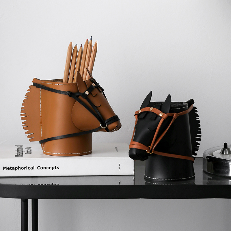 Luxury Leather Horse-head Stor - огляд і ціна Luxury Skincare Containers