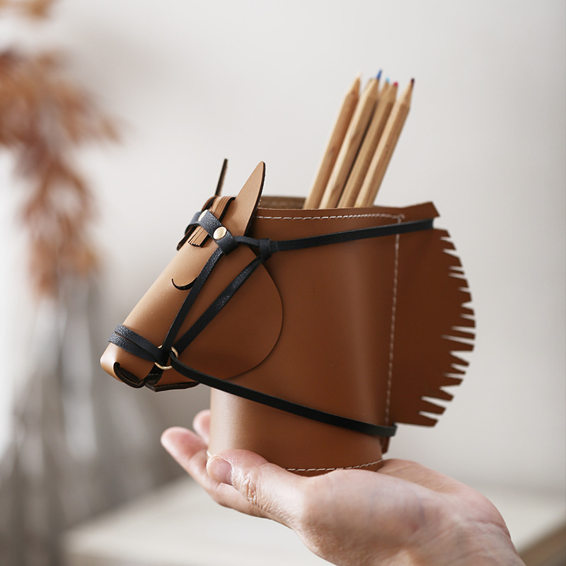Luxury Leather Horse-head Stor - огляд і ціна Luxury Skincare Containers