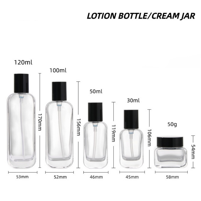【Logo Custom】1Pcs Luxury Clear - огляд і ціна Luxury Skincare Containers