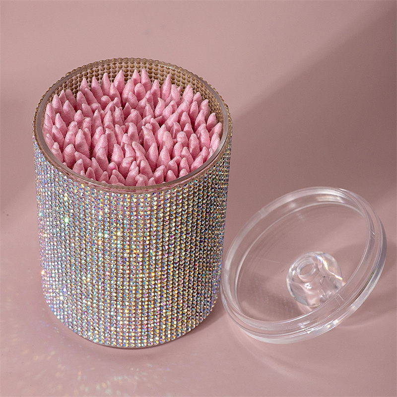 Luxury Diamond Cotton Swab Sto - огляд і ціна Luxury Skincare Containers
